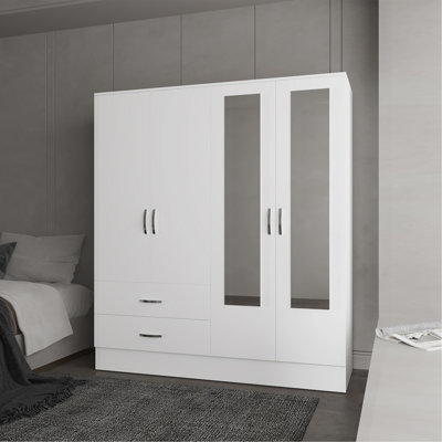 Armoire, chambre à coucher, blanc