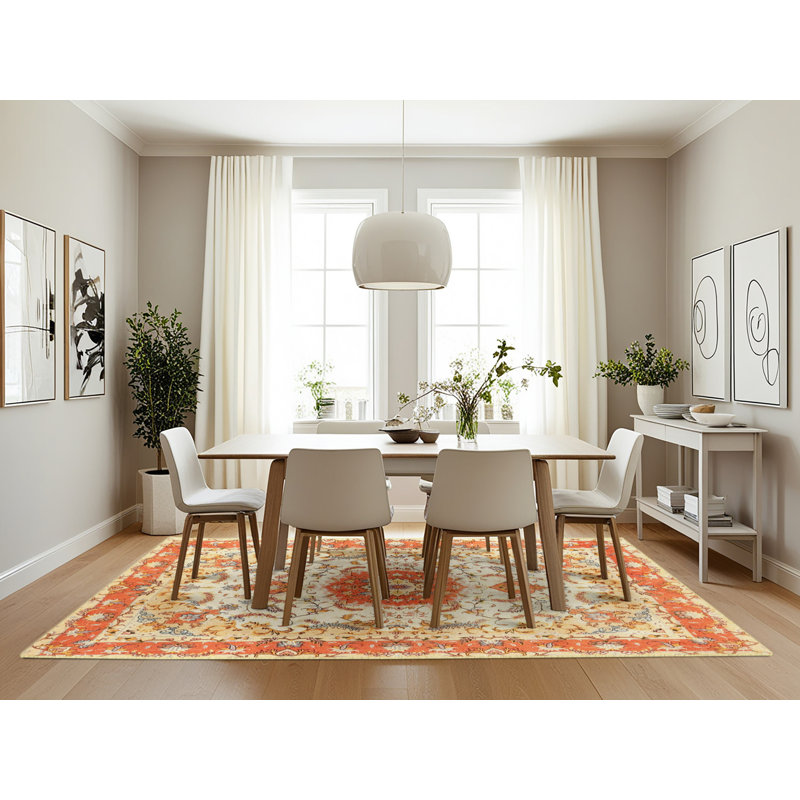 Amisha Oriental Indoor Rug, Rectangle 7' x 10'