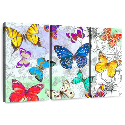 Papillons à fleurs Brampt