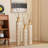 Metal Tall Floor Vase with Golden Blossom Vine Pattern, Large Flower Vase, Gold Vase (Set Of 3)