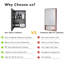 Led Anti Fog Medicine Cabinets, Aluminum 15.98x22.05, Modern Bathroom