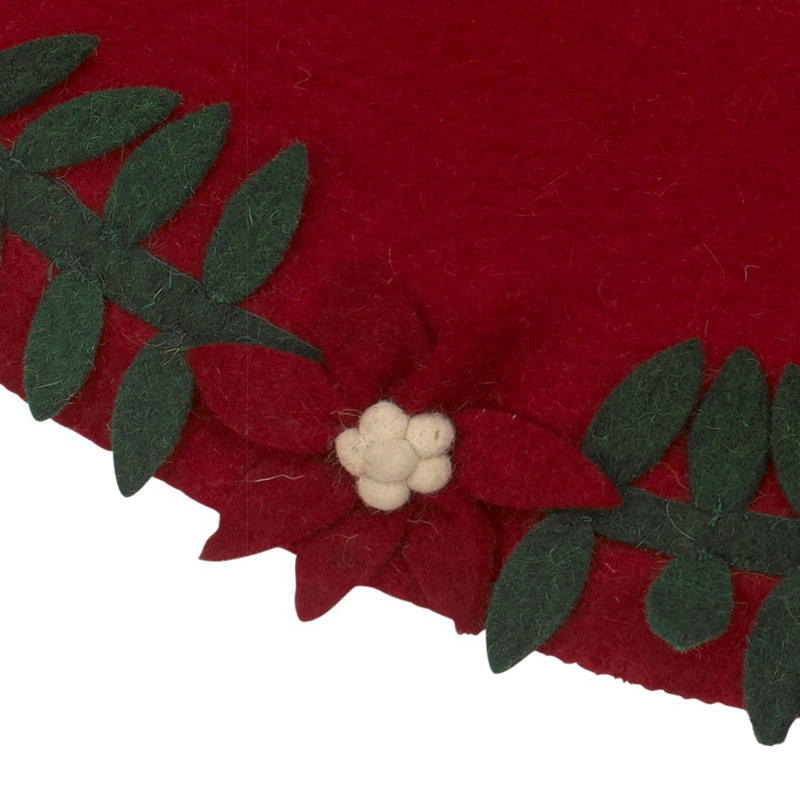 Poinsettia Tree Skirt