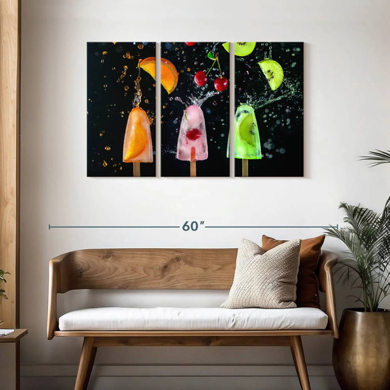 Yarlin Sweet Fruit Popsicles, 28" H x 45" W