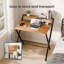 Bureau rectangulaire pliant 28 po, sans assemblage requis-388912747