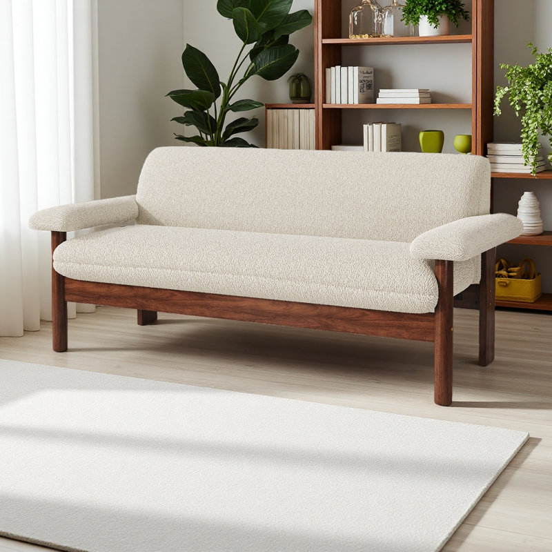 Canapé 2 places avec causeuse Modern, Beige