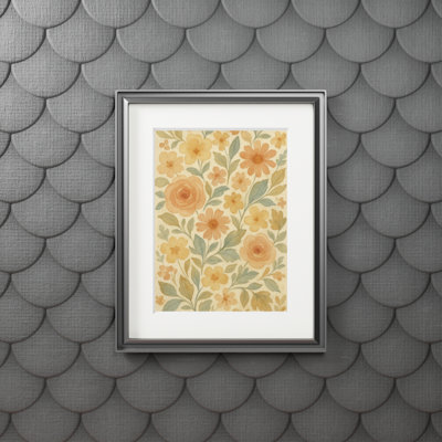 Clinger Single Picture Frame Print