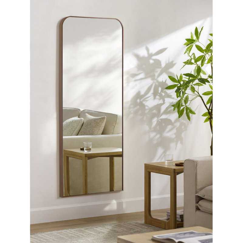 Miroir pleine grandeur Essence, 67 po x 28 po, Noyer foncé