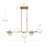 Renley 5 - Light Kitchen Island Pendant with Glass Globe Shades-1051332550-1051332551