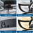 Modern Black Led Ceiling Fan With Lights, 35" Low Profile Flush Mount, Flower Design, Dimmable 3 Color Temperatures, 6-speed Quiet Motor, Remote & App Control For Bedroom Living Room Kitchen-1040569899-1050425529