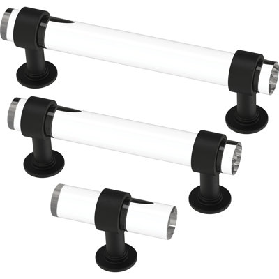 Francisco Acrylic 3-3/4 in. (96mm) Bar Pulls