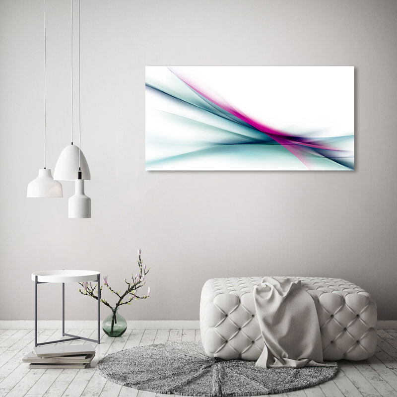 Waves Abstraction - Wrapped Canvas Print