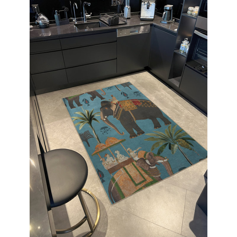 Tapis rectangulaire Yinessa, Rectangle 5 pi x 7 pi 7 po