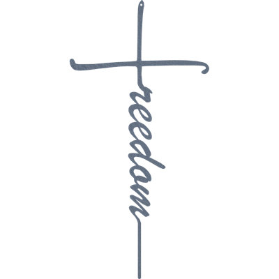 Freedom Cross Wall Décor