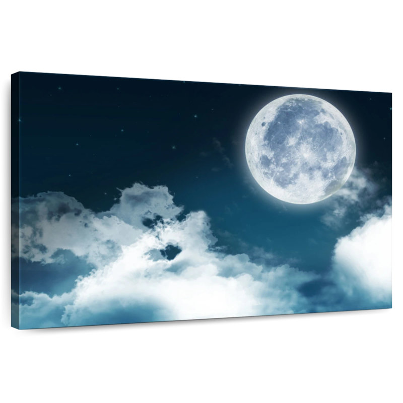 Oberle Night Sky With Clouds, 26" H x 39" W