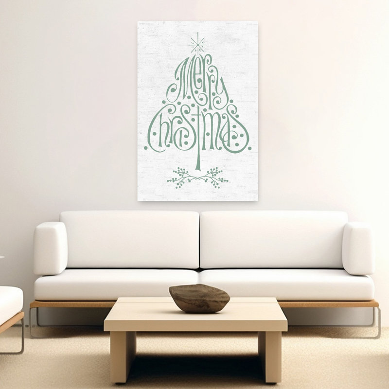 Merry Christmas Tree, arbre de Noël contemporain abstrait, art de la nature, H 60 po x l 40 po