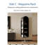 Armoire de rangement en acier au carbone de style médiéval avec miroir pleine grandeur rotatif