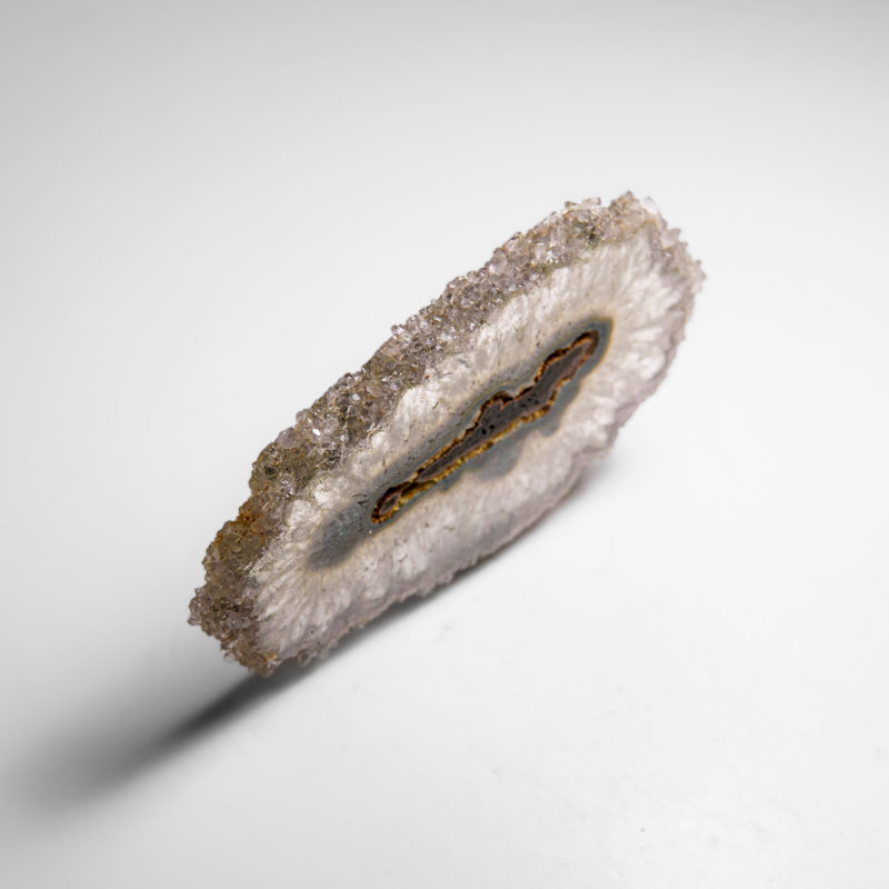 Quartz Stalactite Slice From Uruguay (122 Grams)
