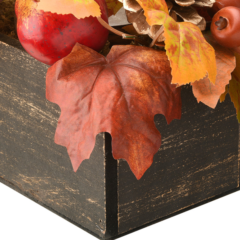 Maple Leaves Mixed Candelabrum in Planter