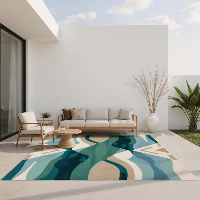 Tapis intérieur et extérieur Velvet Dawn, Rectangle 1 pi 6 po x 2 pi 6 po