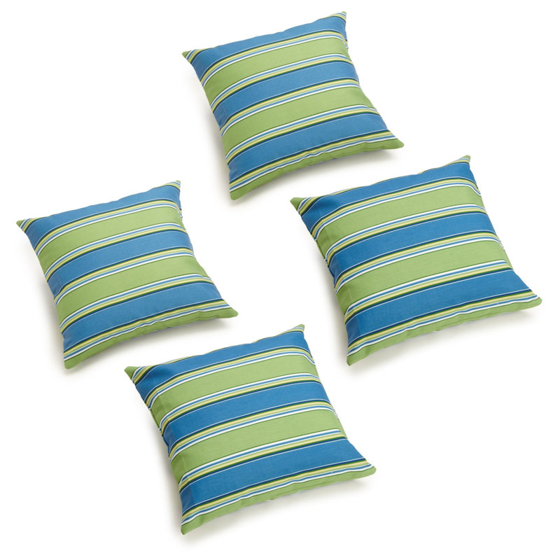Coussin intérieur / extérieur Blazing Needles, Haliwell Caraïbes rayé