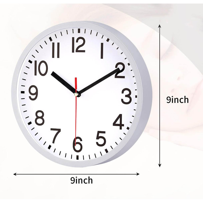 Wall Clock, Silver