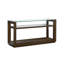 Table basse rectangulaire avec 2 tables de bout et canapé