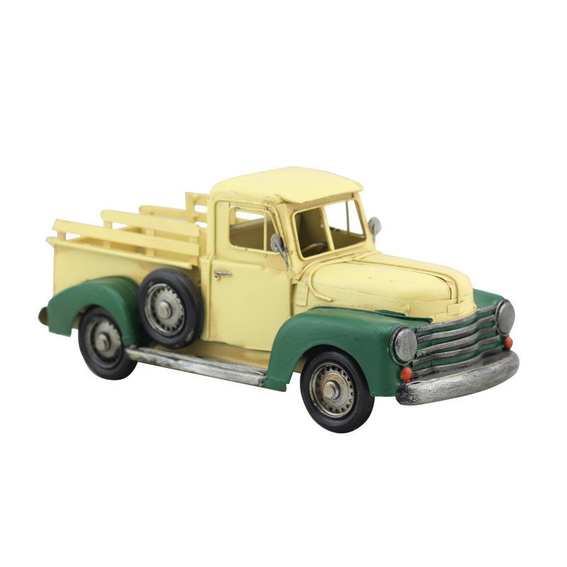 Bromfield Transportation Model Car Or Vehicle, Pale Yellow/Green