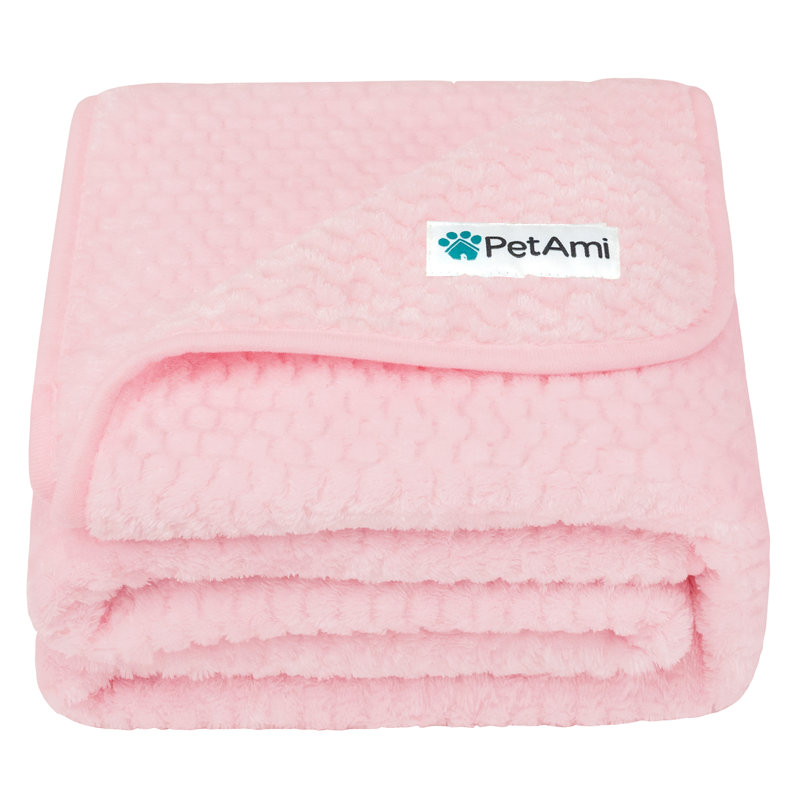 Polyester polaire PET-B8008WP, 60 po x 40 po, Rose