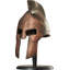 Greek Spartan Helmet Sculpture