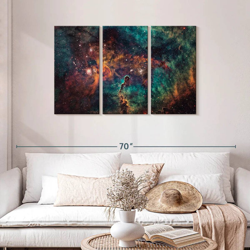 Oberle Deep Space Nebula, 28" H x 45" W