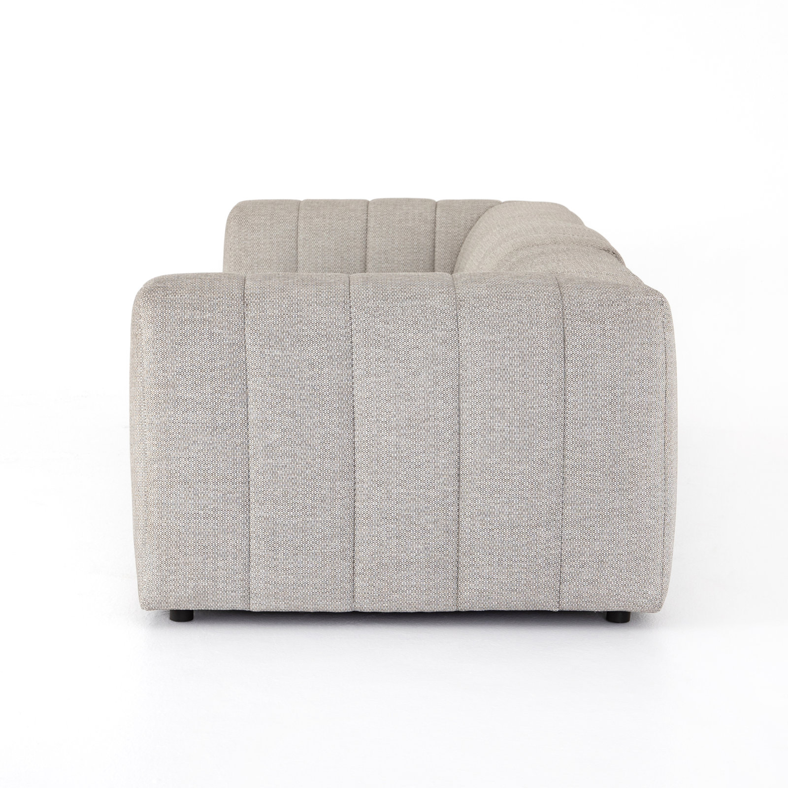 Necci 121" Patio Sectional, Faye Ash