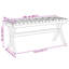 Vidaxl Garden Bench in Acacia and Fabric-920685032