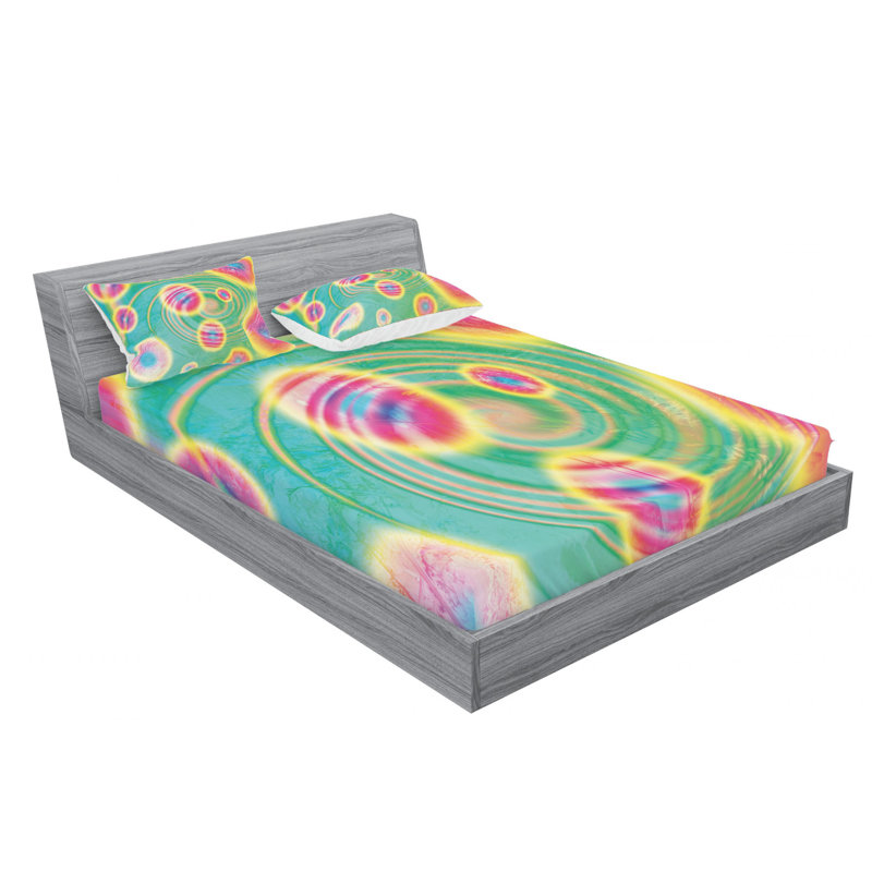 Microfiber Sheet Set, Queen Sheet Set with Fitted Sheet