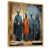 Toile avec cadre flottant or