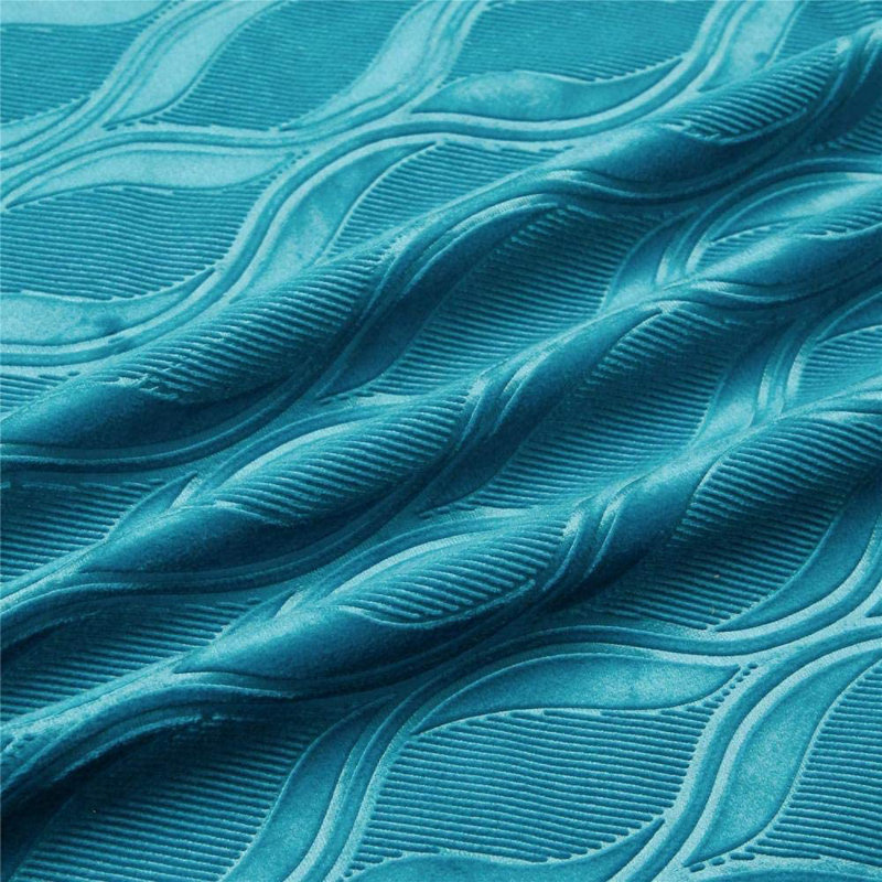 Housse de coussin carré en velours, Turquoise