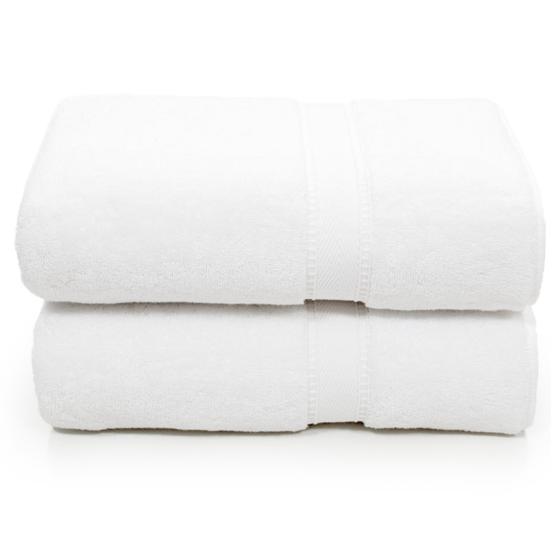 Sinemis Super Plush Bath Towel, White