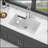 Quartz Kitchen Sink - 30X19" White Granite Composite Workstation Undermount Kitchen Sink