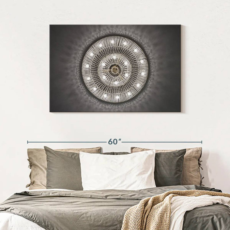 Kerner Under The Crystal Chandelier, 30" H x 45" W