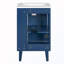 Meuble-lavabo autoportant avec tablettes-118806575