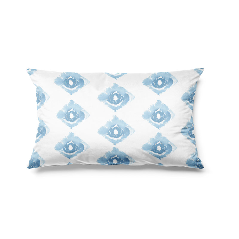 Coussin décoratif moderne Modern - Ikat Whisper, H 12 po x l 20 po