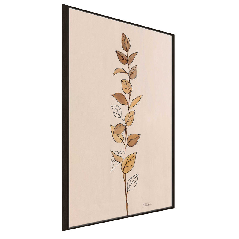 Farm Branch II - Peinture, L 31,5 po x H 51,5 po, Encadrement brun
