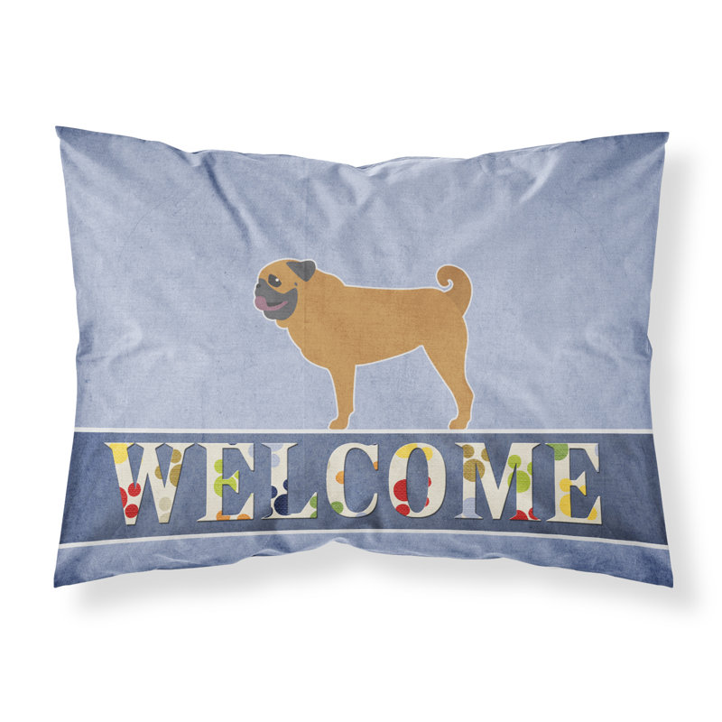 Taie d’oreiller welcome, Carlin en angle