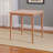 Belknap Solid Oak Wood 3 Piece Dining Set in Light Brown, 29" H X 29.5" W X 29.5" D-1966969614