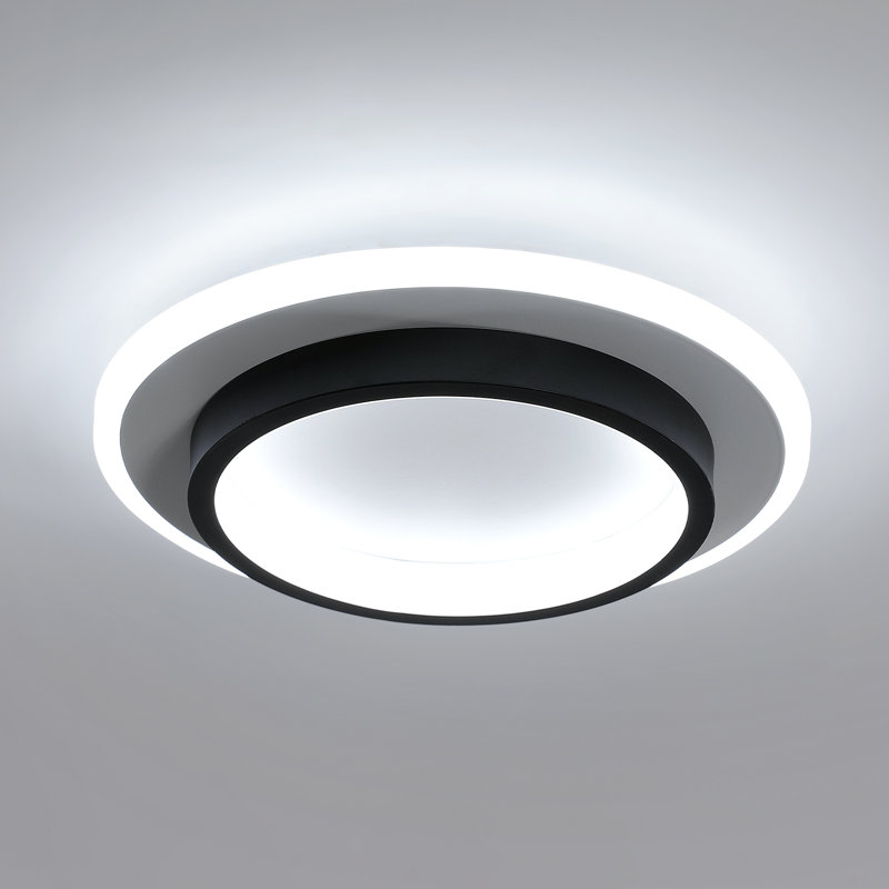 9.44" Acrylic&iron Led Flush Mount Ceiling Light
