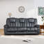 Berkman Upholstered 87.01 " Microfiber / Microsuede Sofa Power Reclining-137771124