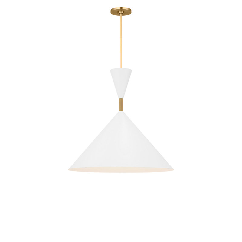 Bodhi Pendant, 23.25" H x 24" W x 24" D, Burnished Brass