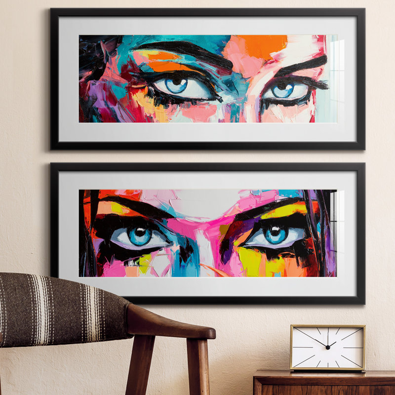 Cadre photo, ensemble d'impressions sur papier, Noir