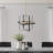 4-Light Kitchen Island Geometric Pendant