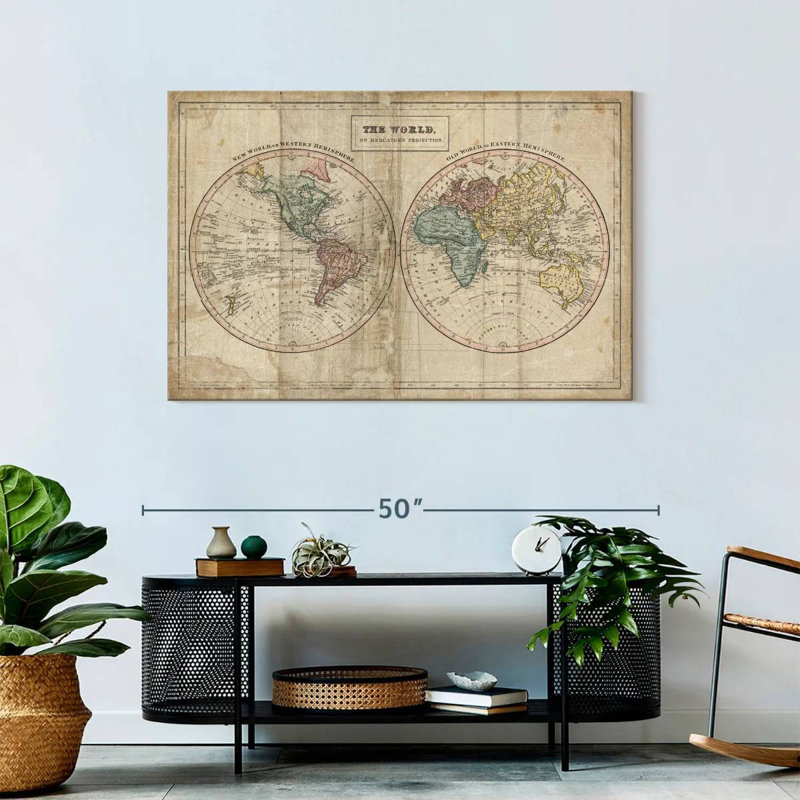 Aliaz Old World Eastern Western, H 30 po x l 45 po