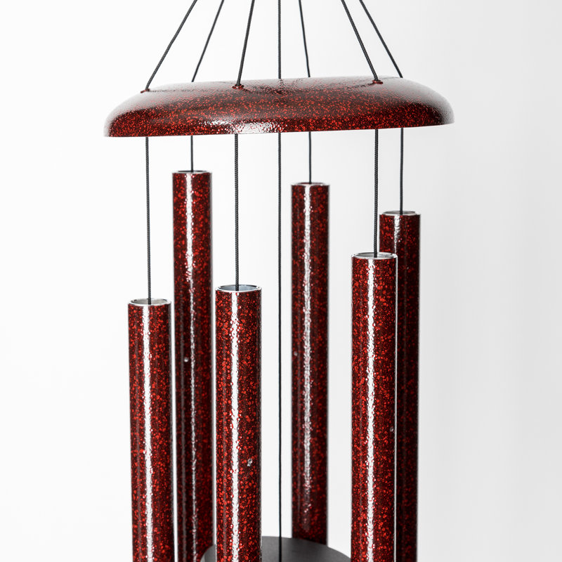 Ruby Splash 30" Aluminum Wind Chime for Patio and Garden